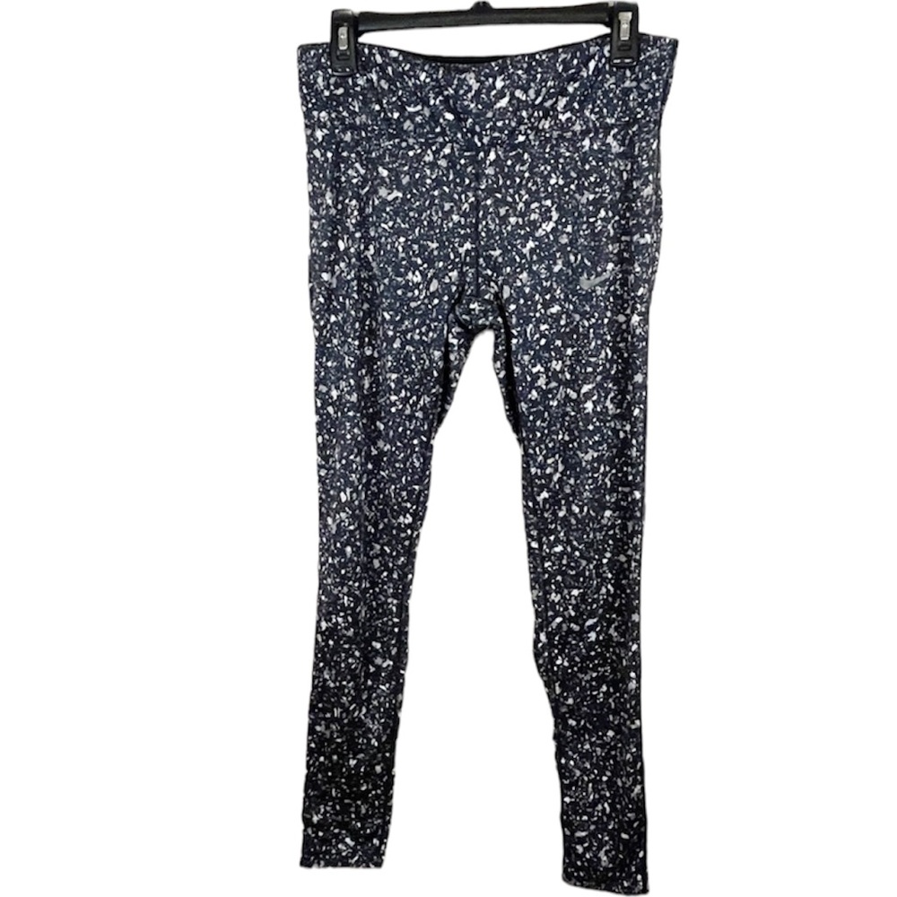 Nike Dri-Fit Gray Multicolor Speckled Athletic Workout Leggings